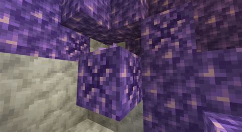 Minecraft amethyst block texture  This pack retextures and renames amethyst to look like diamond, also for a full experience you can download this texture pack